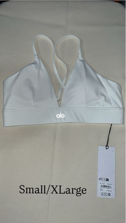 Alo white bra