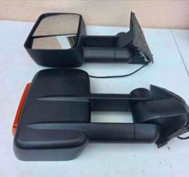 Chevrolet Silverado Tahoe Suburban Avalanche Gmc Yukon Sierra Cadillac Escalade Tow Mirrors Espejos Retrovisores Chevy