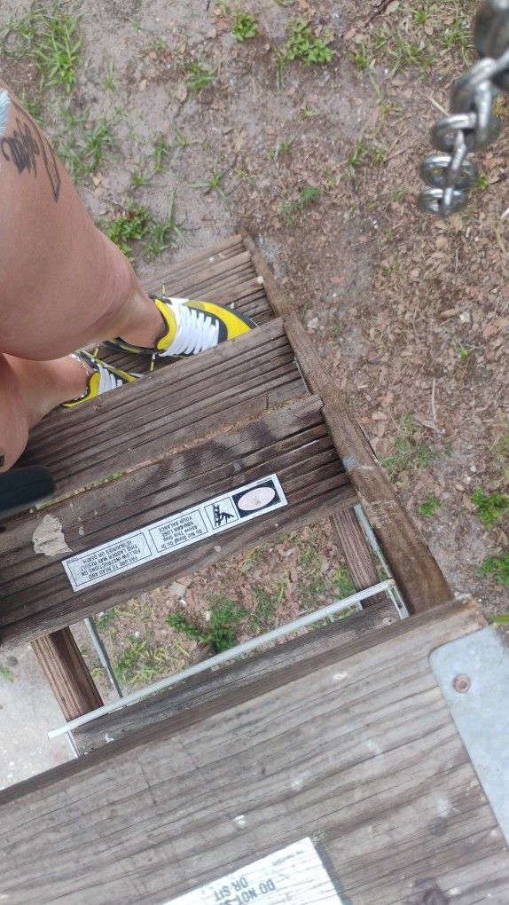 A Frame Wooden Ladder
