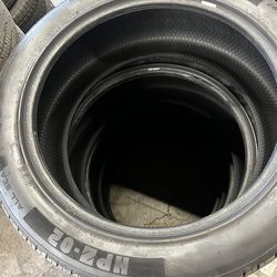Slightly used tires