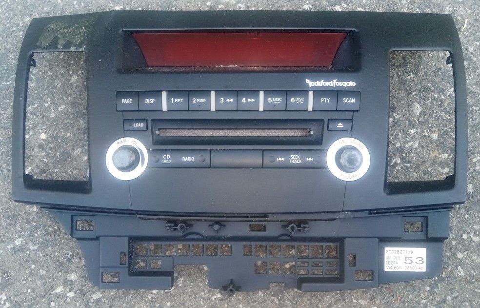 $75$*2009*MITSUBISHI*LANCER*ROCKFORD*FOSGATE*FACTORY*IN DASH*RADIO/CD PLAYER*$75$*