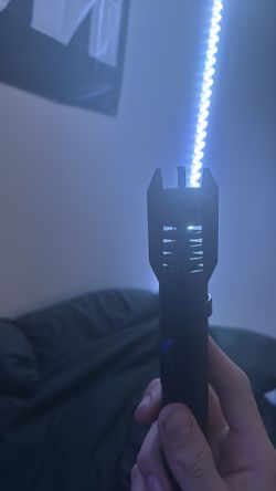 Flamethrower mini lightsaber