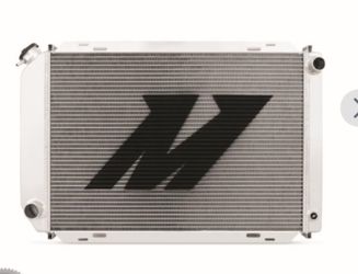Dual Pass Aluminum Racing Radiator, fits Ford Mustang 79-93 Fox Body