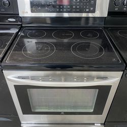 Stainless Steel LG Stove W/ 5 Burners & Convection 