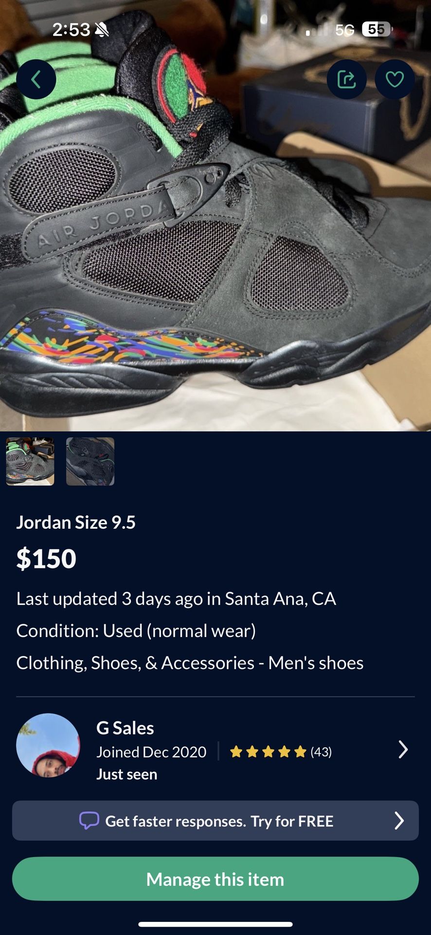Jordan’s For Sale 