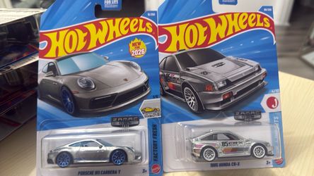Hot Wheels ZAMAC 2026 Porsche 911 & Honda CR-X