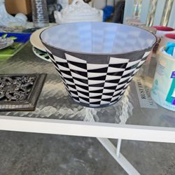 Vase Decoration Black And White