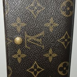 Authentic 
Louis Vuitton Monogram Porte-Monnaie Billets Tresor Bifold Wallet