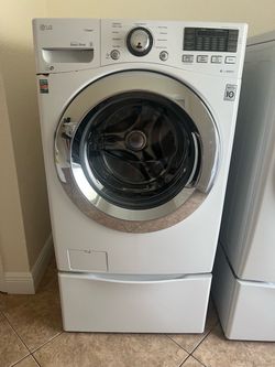 LG Washer and Dryer for sale (includes pedestals)