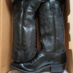 Men's Black Cowboy Boots