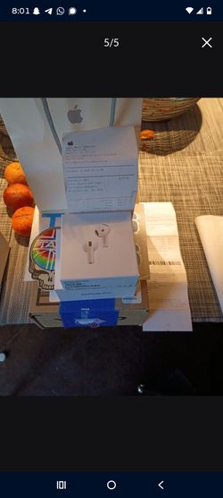 Apple Airpods 4 with anc negotiable price