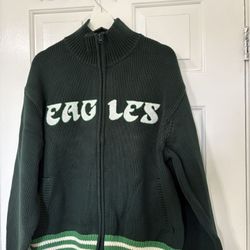 kith eagles wyona full zip sweater