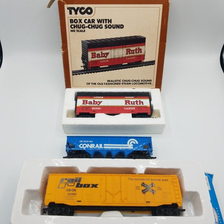 HO Model Train Freight Car Lot TYCO H0