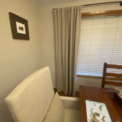 Pottery Barn Pair Of Curtains Belgian Flax Linen