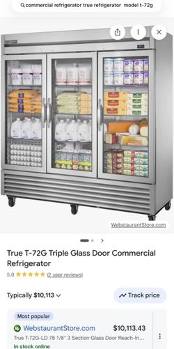 True refrigeration commercial refrigerator