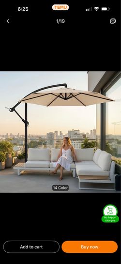 Brand new outdoor umbrella