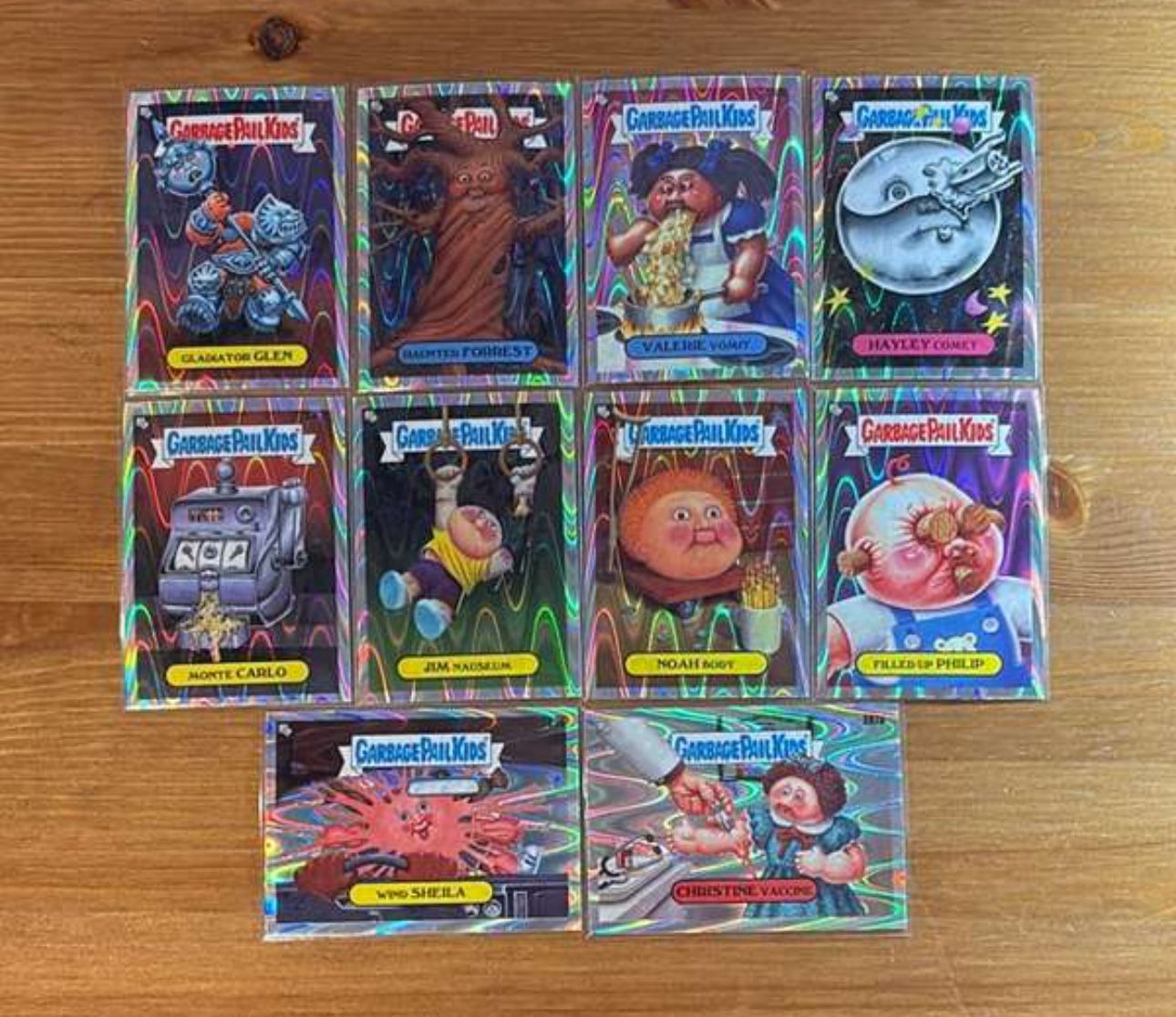 2024 Topps Chrome Garbage Pail Kids Series 7 - Drool Refractor Lot