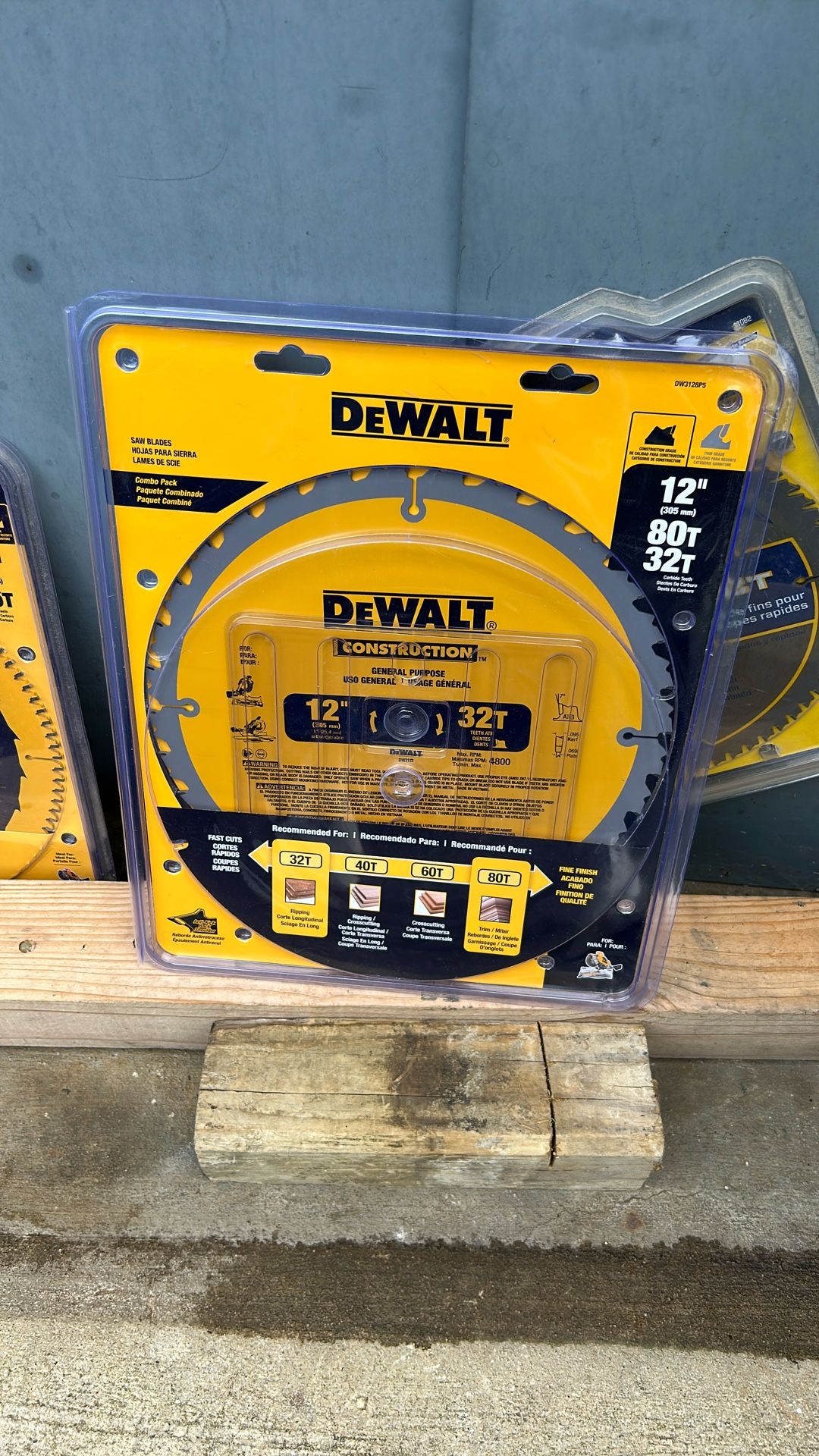 Dewalt 80 T / 32T 12” Blade
