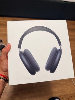 Apple AirPods Max Blue Bluetooth Over-Ear Wireless Headphones w molde A3184
