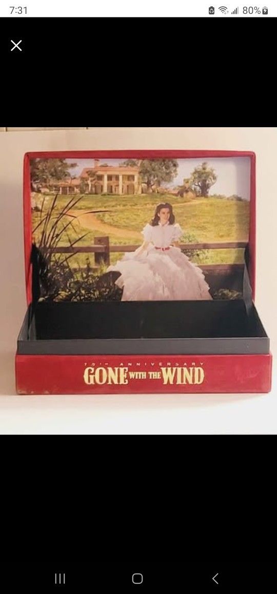 Gone With The Wind 70th Anniversary Velvet Box