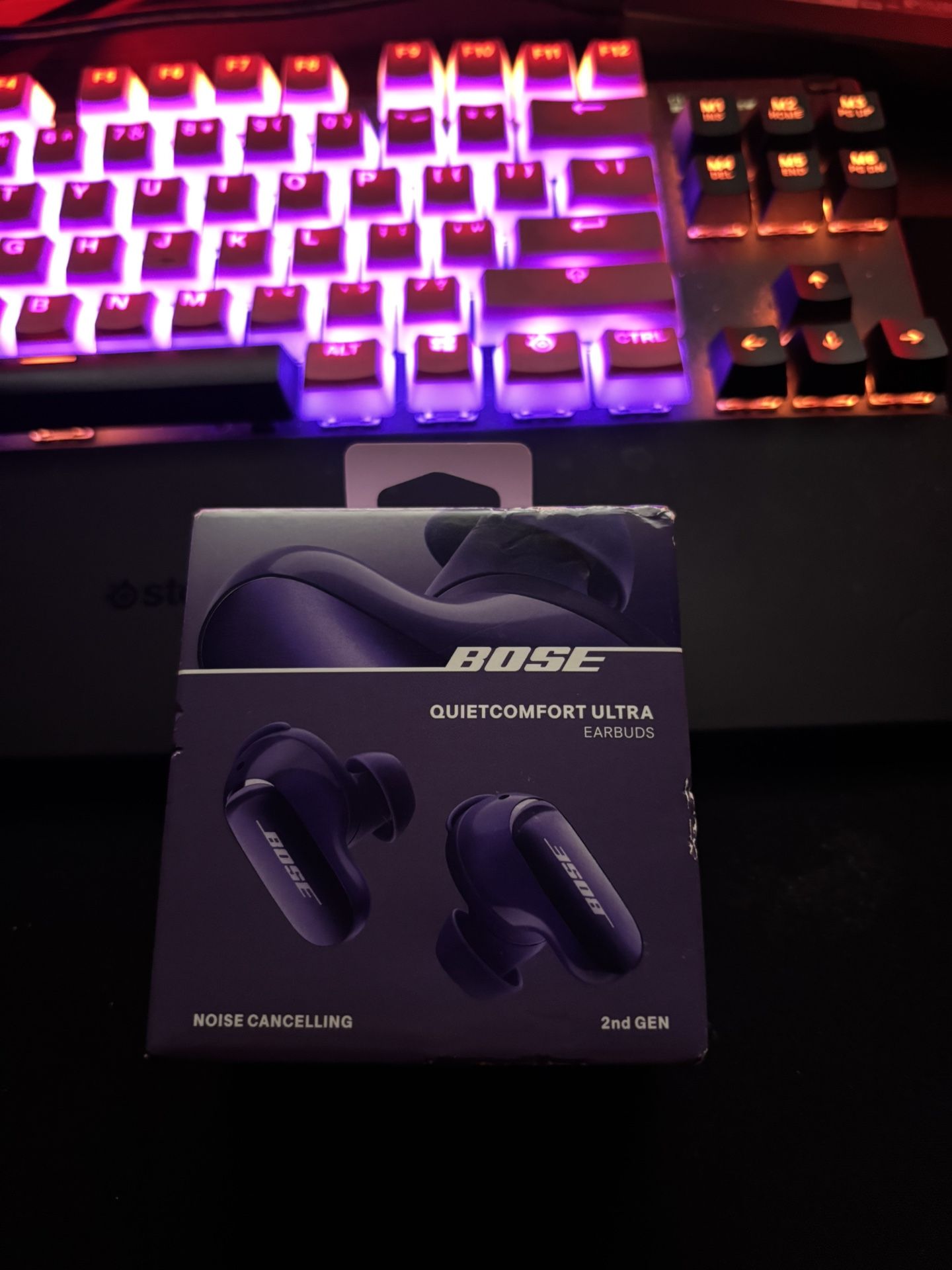 Bose QuietComfort Ultra (2nd Gen) True Wireless Noise Cancelling In-Ear Earbuds - Midnight Violet