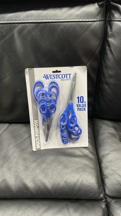 Westcott Multi-Purpose Scissors 10-Piece Value Pack