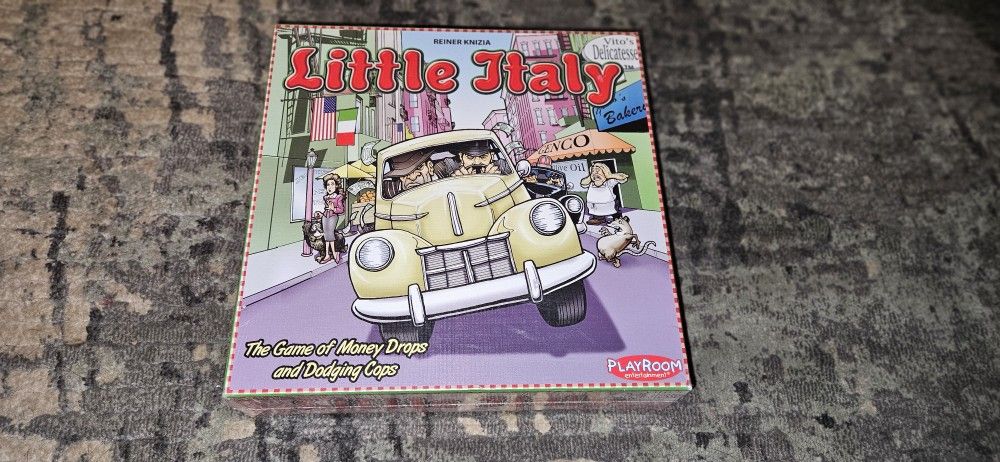 Little Italy Game of Money Drops & Dodging Cops (2007) Brand New Factory Sealed!