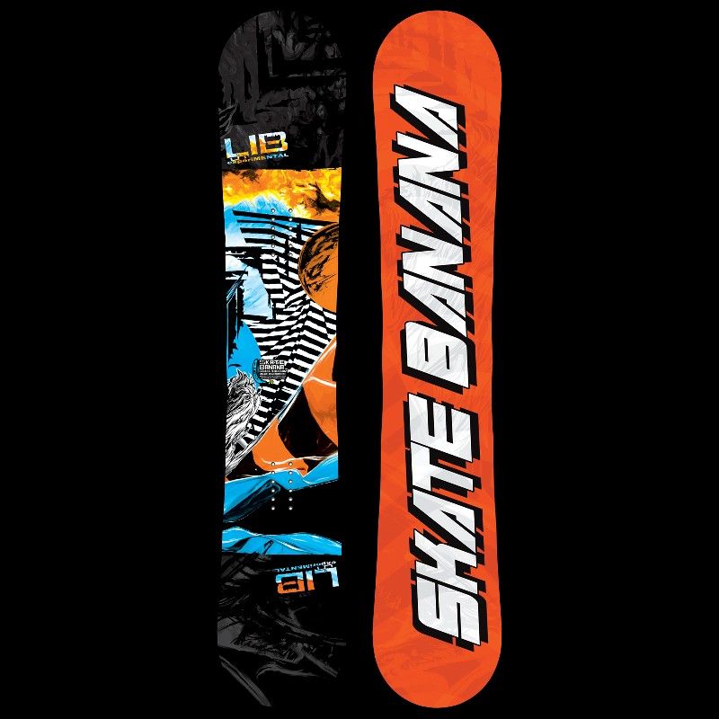 *rare* Lib Tec Skate Banana Snowboard 159w (2013 2014) No Longer Made!
