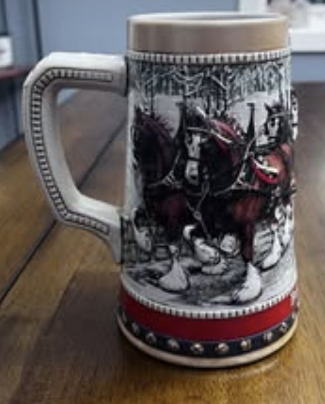 Budweiser Collector's Series Holiday Stein