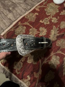 Black Imported Mexican Belt