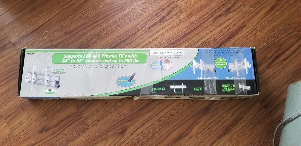 Wall Mount For Flat Panel TV 34 To 65 Inch...NEW IN BOX