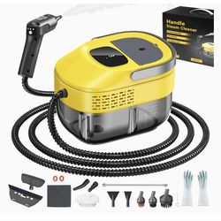 Yellow 2500W Handheld Steam cleaner