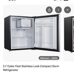 Whirlpool 2.7 cu ft Mini Refrigerator - Stainless Steel - WH27S1E