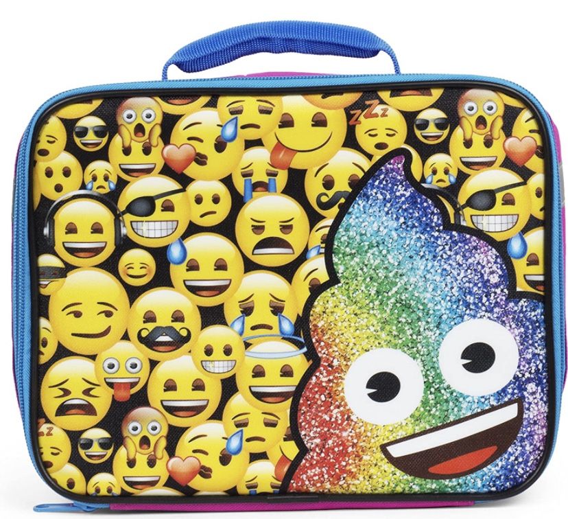 Emoji Full of Emoji Blue Insulated Lunch Kit