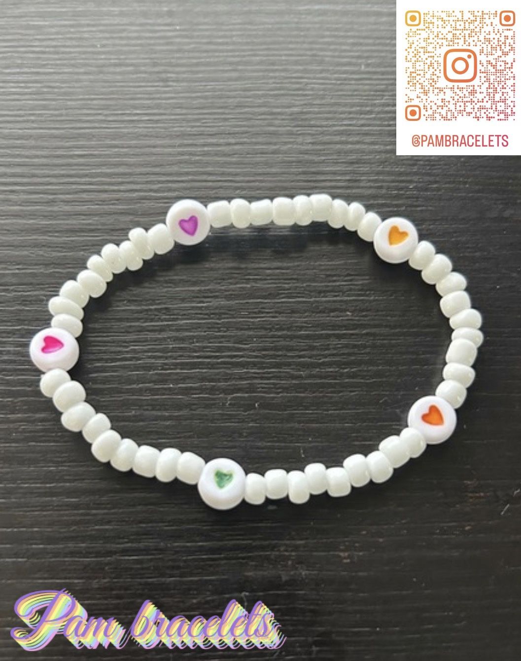 Heart Beaded Bracelet 