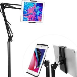 ADJUSTABLE TABLET AND PHONE FLOOR STAND