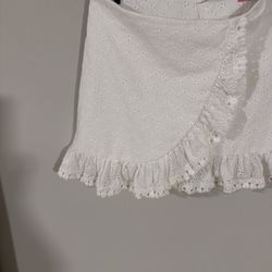 Lilly Pulitzer Ellia eyelet skort in white