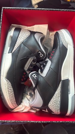 Jordan 3 BLK cement 2024 pair