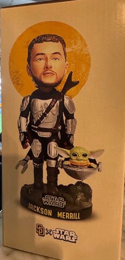 bobble head Jackson Merrill Grogu Padres Star Wars bobble head