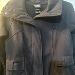 North Face Women’s Fleece Black Zip Up Jacket Size XS 