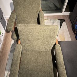 ALL MODERN BRAND : Counter Height Chairs : Brittnie 25.5" Full Back Walnut Wood Upholstered