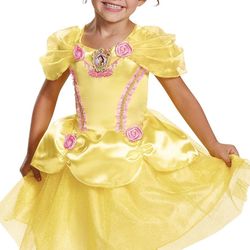 Lightly Used Belle Disney Princess Costume 