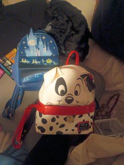 Loungefly Disney  Dalmatians and Cinderella Backpacks