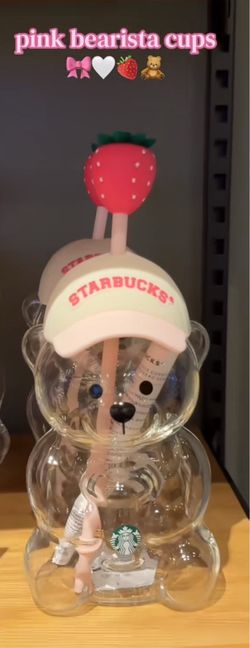 Starbucks Bearista Pink Cup