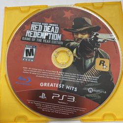 Red Dead Redemption : Game of the Year Edition ( PlayStation 3 , PS3 ) Disc Only