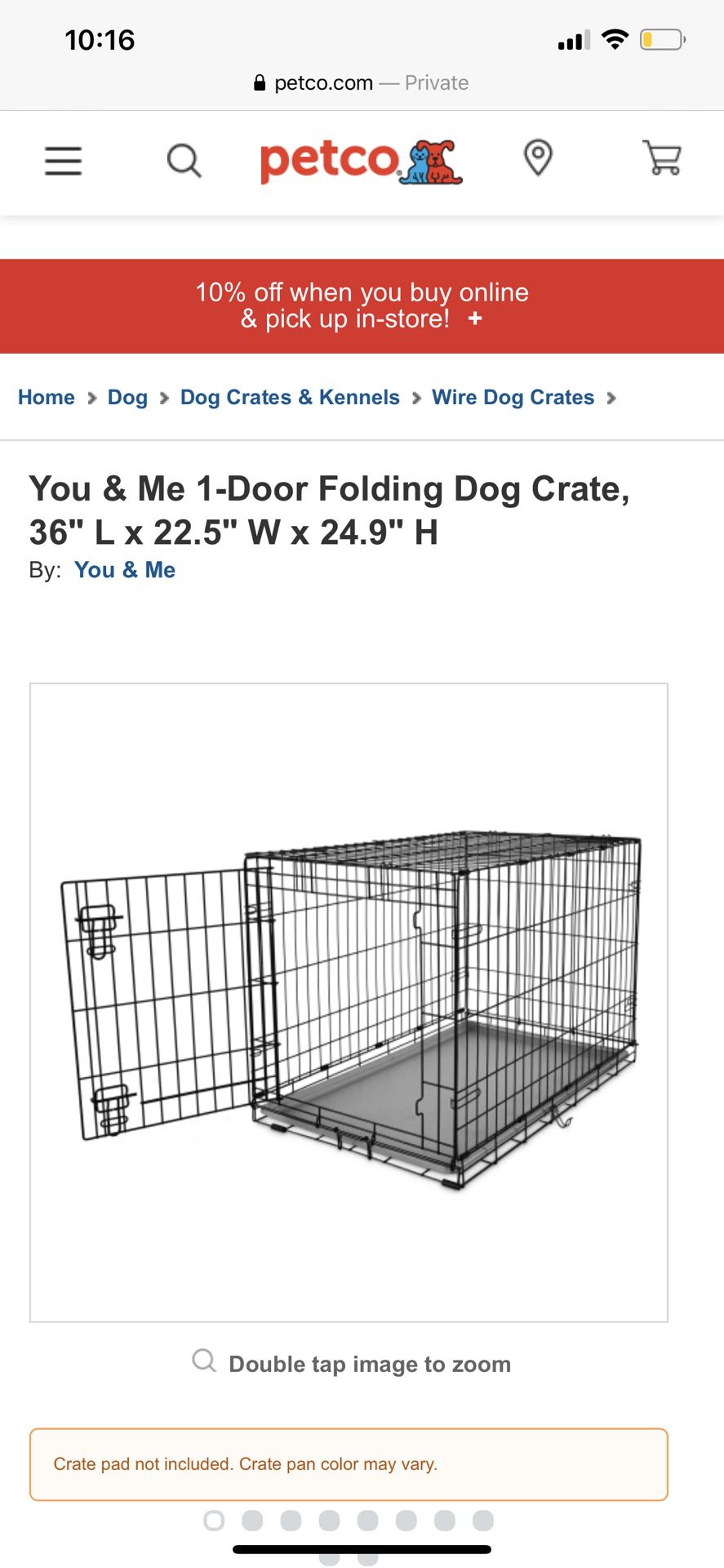 Large crate