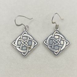 925 WJ Celtic Earrings 
