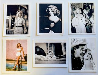 Marilyn Monroe Vintage Photo Prints Set of 6
