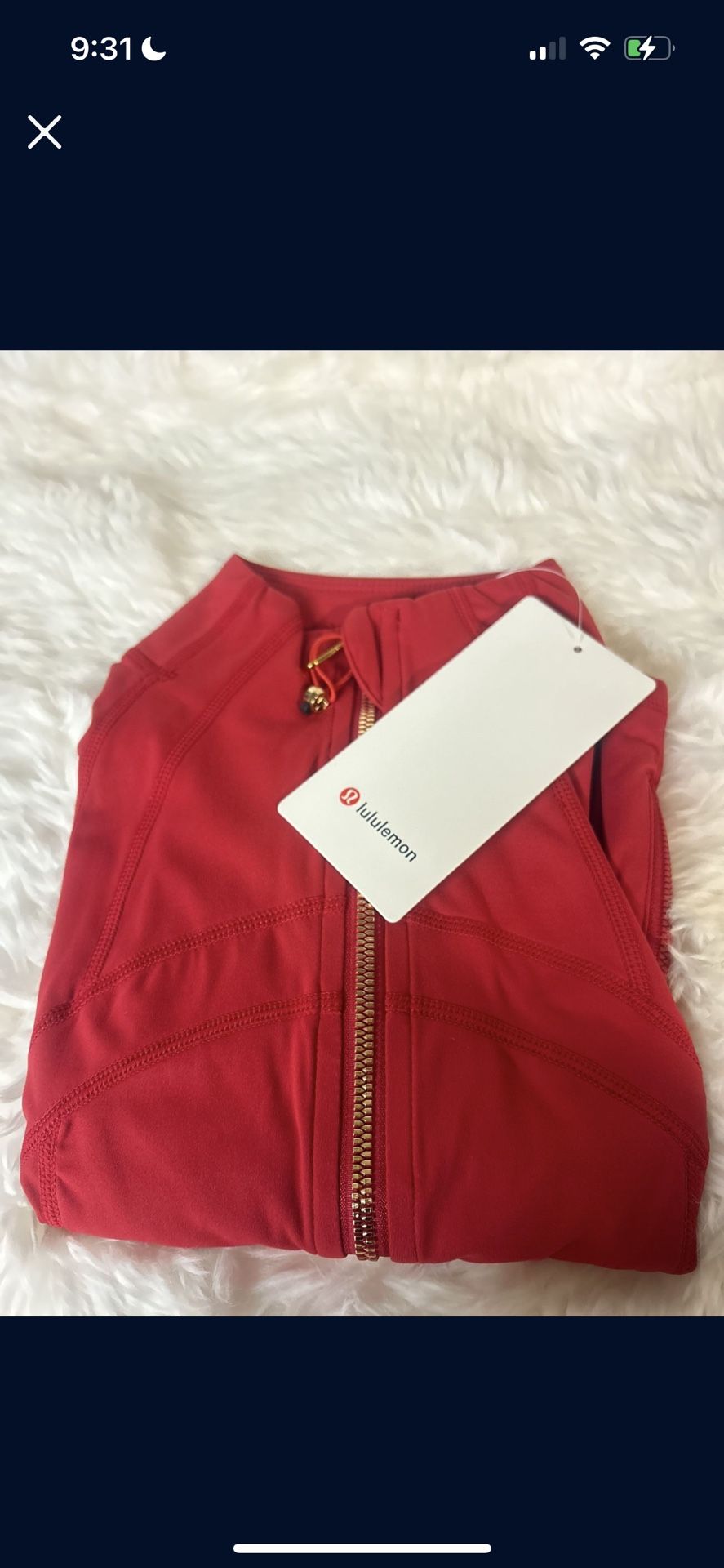 Red and Gold lulu (Size 2)