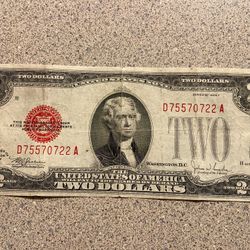 Billete Antiguo Sello Rojo😎